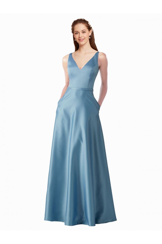 Sleeveless A-Line High Neck Black Tie Prom Dress / Bridesmaid Dress Mississauga