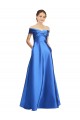 Sleeveless A-Line Off the Shoulder Black Tie Evening Gown / Prom Dress / Bridesmaid Dress Mississauga