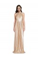 Sleeveless Gold Sheath Halter Neck Formal Evening Gown / Prom Dress / Bridesmaid Dress Mississauga