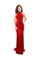 Sleeveless Red Open Back Mermaid Halter Neck Formal Evening Gown / Prom Dress / Bridesmaid Dress Mississauga