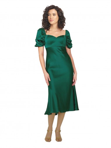 Short Sleeves Hunter Low Back A-Line Sweetheart Formal Evening Gown / Prom Dress / Bridesmaid Dress Mississauga