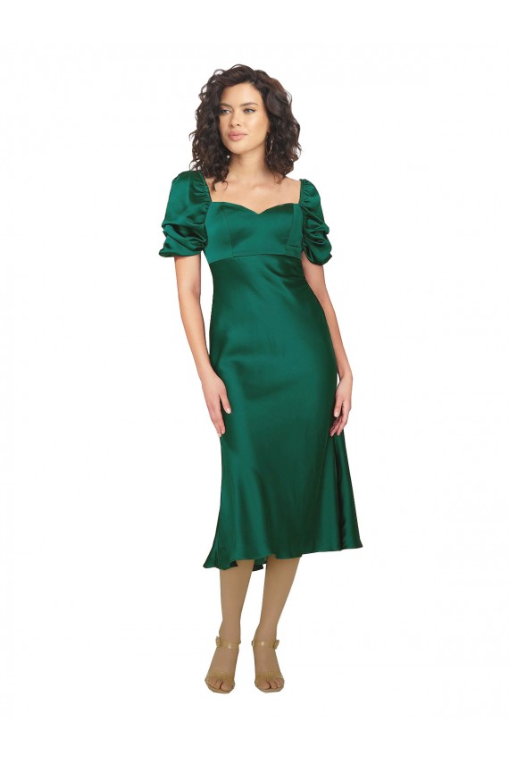 Short Sleeves Hunter Low Back A-Line Sweetheart Formal Evening Gown / Prom Dress / Bridesmaid Dress Mississauga