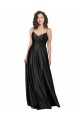 Sleeveless Black Low Back A-Line V-Neck Formal Dress / Bridesmaid Dress Mississauga