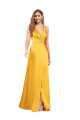Sleeveless Open Back A-Line V-Neck Formal Dress / Bridesmaid Dress Mississauga