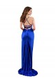 Sleeveless Royal Blue Criss Cross Open Back Sheath Cowl Neck Formal Evening Gown / Prom Dress / Bridesmaid Dress Mississauga