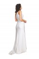 Sleeveless White A-Line One Shoulder Wedding Dress Mississauga