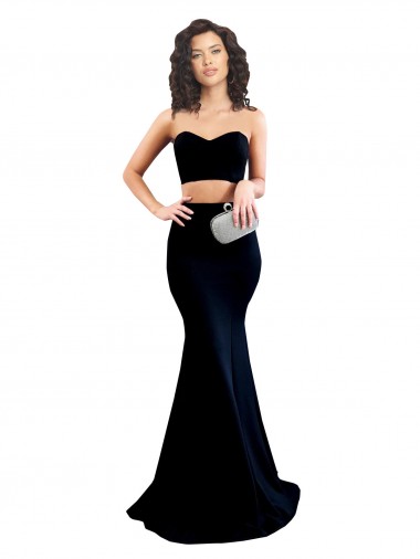 Sleeveless Black Low Back Mermaid High Neck Formal Evening Gown / Prom Dress / Bridesmaid Dress Mississauga