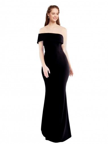 Sleeveless Black Keyhole Back Mermaid One Shoulder Formal Evening Gown / Prom Dress / Bridesmaid Dress Mississauga