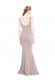 Cap Sleeves Dusty Pink Mermaid Scoop Neck Formal Evening Gown / Prom Dress / Bridesmaid Dress Mississauga