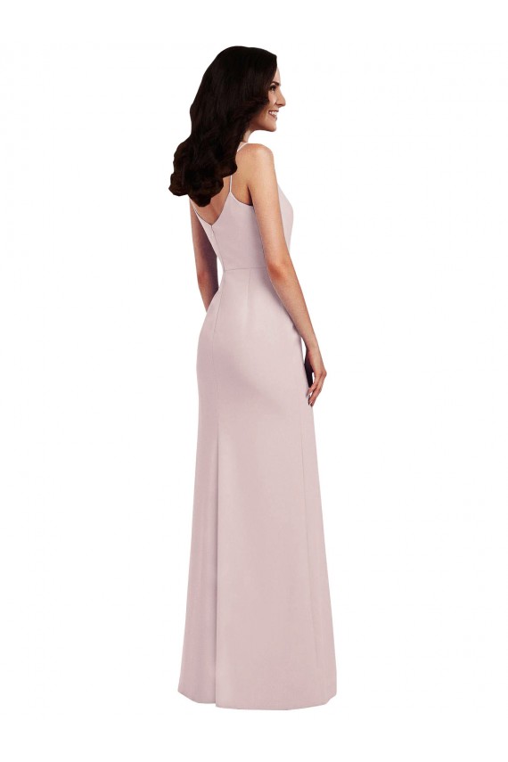 Sleeveless V-Back Trumpet Spaghetti Straps Formal Evening Gown / Prom Dress / Bridesmaid Dress Mississauga