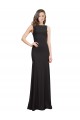 Sleeveless Black Open Back Mermaid Bateau Neck Prom Dress / Bridesmaid Dress Mississauga