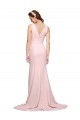 Sleeveless Pink V-Back A-Line V-Neck Black Tie Evening Dress / Prom Dress / Bridesmaid Dress Mississauga
