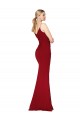Sleeveless Burgundy V-Back Mermaid High Neck Formal Evening Gown / Prom Dress / Bridesmaid Dress Mississauga