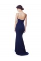 Sleeveless Navy Blue Open Back Mermaid Spaghetti Straps Formal Dress / Bridesmaid Dress Mississauga