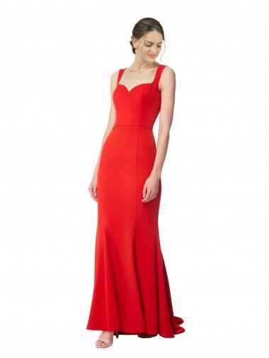 Sleeveless Red Mermaid Sweetheart Formal Evening Gown / Prom Dress / Bridesmaid Dress Mississauga