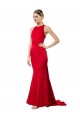 Sleeveless Red Open Back Mermaid Halter Neck Formal Evening Gown / Bridesmaid Dress Mississauga