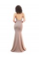 Sleeveless Dusty Pink Low Back Mermaid V-Neck Black Tie Evening Gown / Prom Dress / Bridesmaid Dress Mississauga
