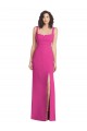 Sleeveless Fuchsia Low Back Trumpet Square Neck Semi Formal Evening Dress / Prom Dress / Bridesmaid Dress Mississauga