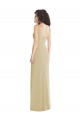 Sleeveless Champagne Low Back Trumpet Square Neck Formal Evening Gown / Prom Dress / Bridesmaid Dress Mississauga