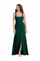 Sleeveless Midnight Green Trumpet Square Neck Semi Formal Evening Dress / Prom Dress / Bridesmaid Dress Mississauga