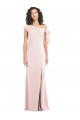 Cap Sleeves Pink Trumpet Off the Shoulder Formal Evening Gown / Prom Dress / Bridesmaid Dress Mississauga