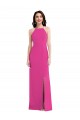 Sleeveless Fuchsia Open Back Trumpet Halter Neck Formal Evening Gown / Prom Dress / Bridesmaid Dress Mississauga