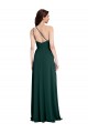 Sleeveless Midnight Green Open Back A-Line One Shoulder Formal Evening Gown / Prom Dress / Bridesmaid Dress Mississauga