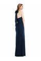 Sleeveless Dark Navy Open Back Trumpet High Neck Semi Formal Evening Dress / Prom Dress / Bridesmaid Dress Mississauga