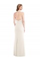 Sleeveless Ivory Low Back Trumpet Halter Neck Semi Formal Evening Dress / Prom Dress / Bridesmaid Dress Mississauga