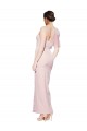 Sleeveless Pink Low Back Sheath One Shoulder Formal Evening Gown / Prom Dress / Bridesmaid Dress Mississauga