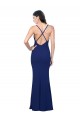 Sleeveless Royal Blue Low Back Sheath V-Neck Formal Dress / Bridesmaid Dress Mississauga
