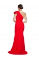 Sleeveless Red Sheath One Shoulder Semi Formal Evening Dress / Prom Dress / Bridesmaid Dress Mississauga