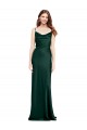 Sleeveless Hunter V-Back Sheath Cowl Neck Black Tie Evening Gown / Prom Dress / Bridesmaid Dress Mississauga
