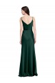 Sleeveless Hunter V-Back Sheath Cowl Neck Black Tie Evening Gown / Prom Dress / Bridesmaid Dress Mississauga