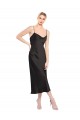 Sleeveless Black Low Back A-Line Spaghetti Straps Formal Evening Gown / Prom Dress / Bridesmaid Dress Mississauga