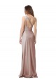 Sleeveless Dusty Pink Open Back Sheath One Shoulder Formal Evening Gown / Prom Dress / Bridesmaid Dress Mississauga