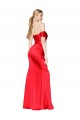 Sleeveless Red Mermaid Off the Shoulder Formal Evening Gown / Prom Dress / Bridesmaid Dress Mississauga