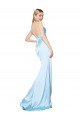 Sleeveless Light Sky Blue Mermaid High Neck Formal Evening Gown / Prom Dress / Bridesmaid Dress Mississauga