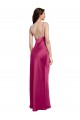 Sleeveless Fuchsia Low Back A-Line Spaghetti Straps Formal Evening Gown / Prom Dress / Bridesmaid Dress Mississauga
