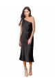 Sleeveless Black Sheath One Shoulder Black Tie Evening Dress / Prom Dress / Bridesmaid Dress Mississauga