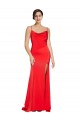 Sleeveless Red Low Back Sheath Cowl Neck Formal Evening Gown / Prom Dress / Bridesmaid Dress Mississauga