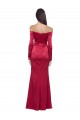 Long Sleeves Dark Red Sheath Sweetheart Formal Evening Gown / Prom Dress / Bridesmaid Dress Mississauga