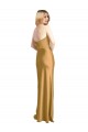 Sleeveless Gold A-Line Strapless Formal Evening Gown / Prom Dress / Bridesmaid Dress Mississauga
