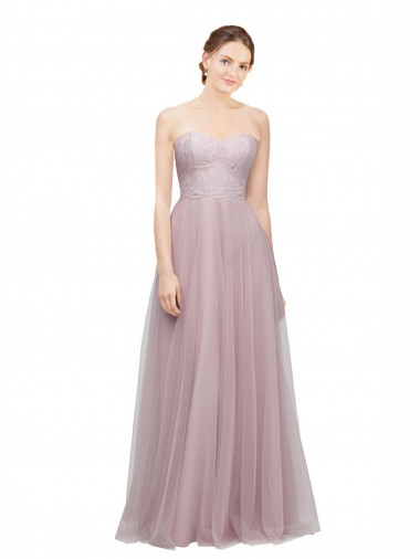 Sleeveless Light Lilac A-Line Sweetheart Bridesmaid Dress / Evening Dress Mississauga