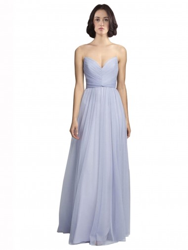 Sleeveless Lilac A-Line Spaghetti Straps Bridesmaid Dress Mississauga
