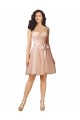 Cap Sleeves Keyhole Back A-Line Sweetheart Bridesmaid Dress Mississauga