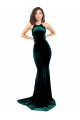 Sleeveless Dark Green Low Back Mermaid High Neck Formal Evening Gown / Prom Dress / Bridesmaid Dress Mississauga