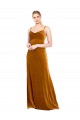 Sleeveless Gold A-Line Spaghetti Straps Prom Dress / Bridesmaid Dress Mississauga