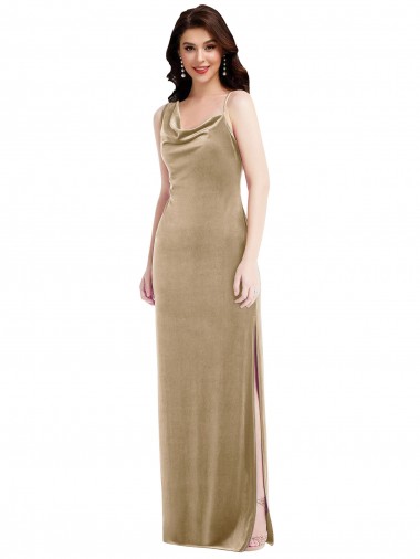 Sleeveless Champagne Sheath One Shoulder Black Tie Evening Gown / Prom Dress / Bridesmaid Dress Mississauga