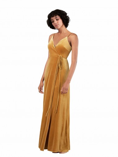 Sleeveless Gold V-Back Column V-Neck Black Tie Evening Gown / Prom Dress / Bridesmaid Dress Mississauga